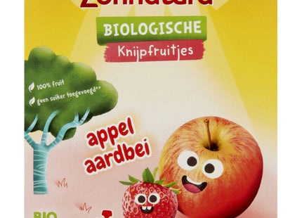Zonnatura Knijpfruit appel aardbei bio