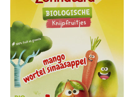 Zonnatura Knijpfruit mango wortel sinaasappel bio