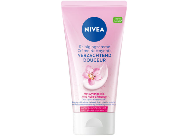 NIVEA Verzachtende reinigingscreme amandelolie
