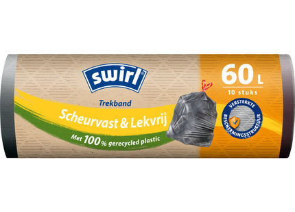 Swirl Garbage bags with drawstring 60 liters