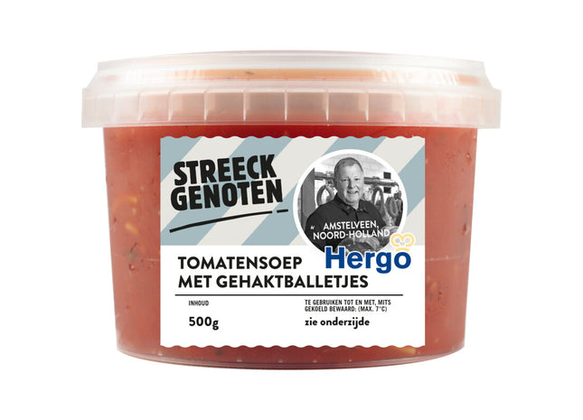 Streeckgenoten Tomatensoep met gehaktballetjes