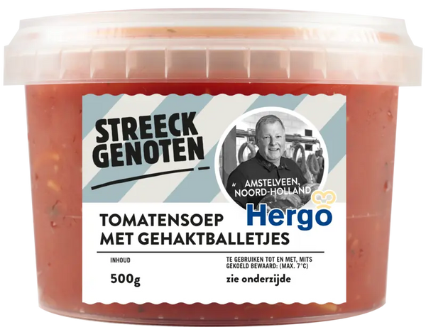 Streeckgenoten Tomatensuppe mit Fleischklößchen