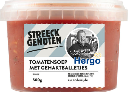 Streeckgenoten Tomatensoep met gehaktballetjes