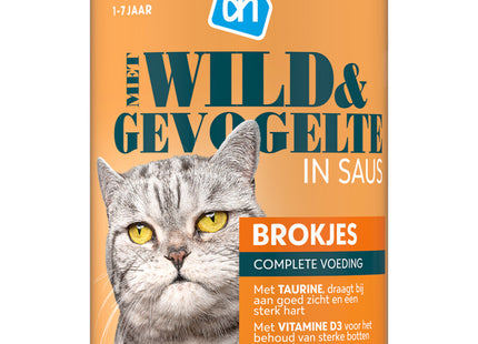 Blik brokjes wild gevogelte