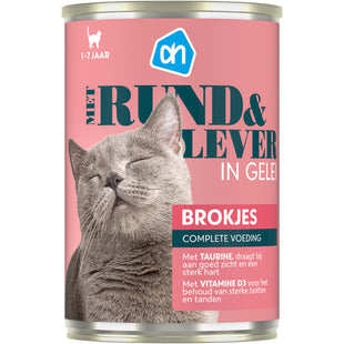 Stücke Rinderleber aus der Dose