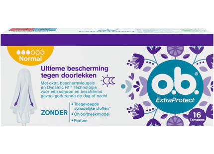 o.b. Extra protect tampons normaal