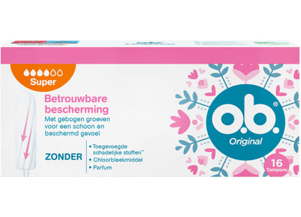 o.b. Original tampons super