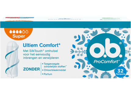 o.b. ProComfort tampons super