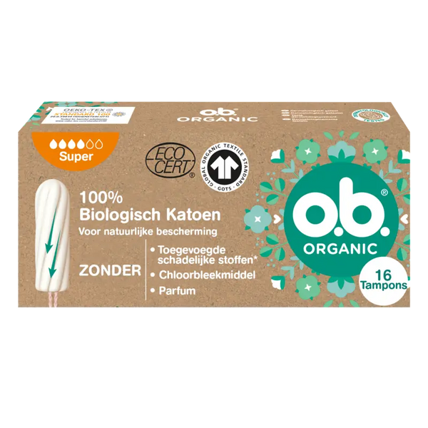 o.b. Tampons aus Bio-Baumwolle super