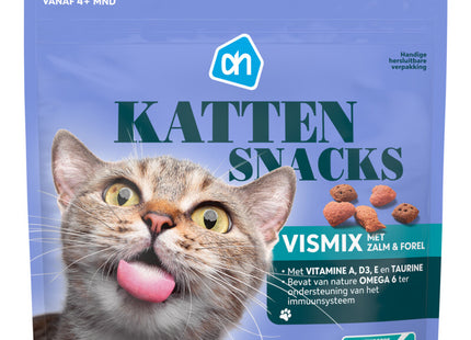 Kattensnacks vismix met zalm en forel