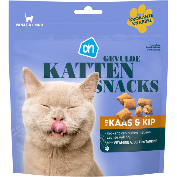 Gefüllte Katzensnacks mit Käse & Huhn