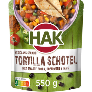 Hak Tortilla schotel