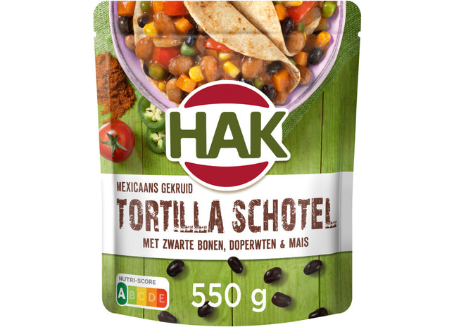 Hak Tortilla schotel