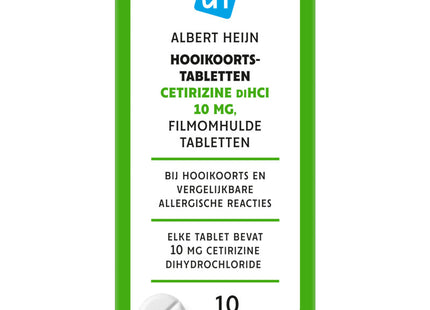 Hooikoortstabletten cetirizine