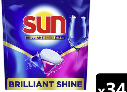 Sun Brilliant shine all-in-1 vaatwascapsules