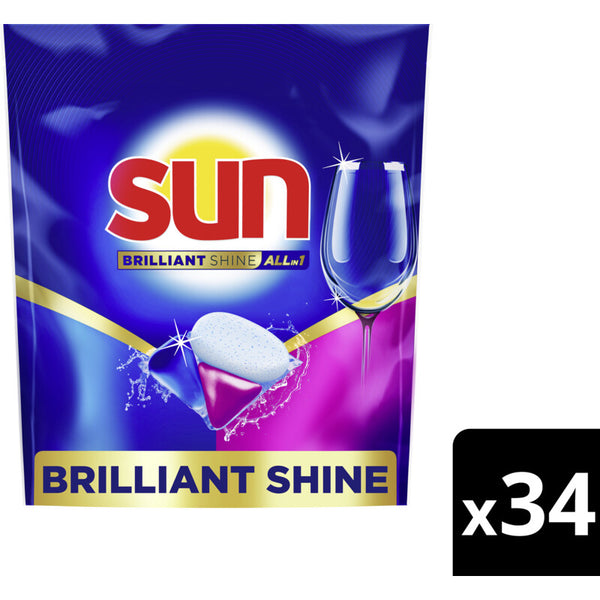 Sun Brilliant shine all-in-1 vaatwascapsules
