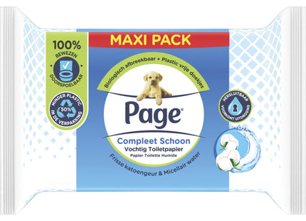 Page Moist completely clean maxi pack
