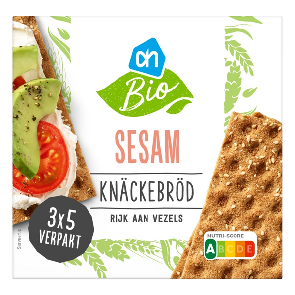 Biologisch Knäckebröd sesam