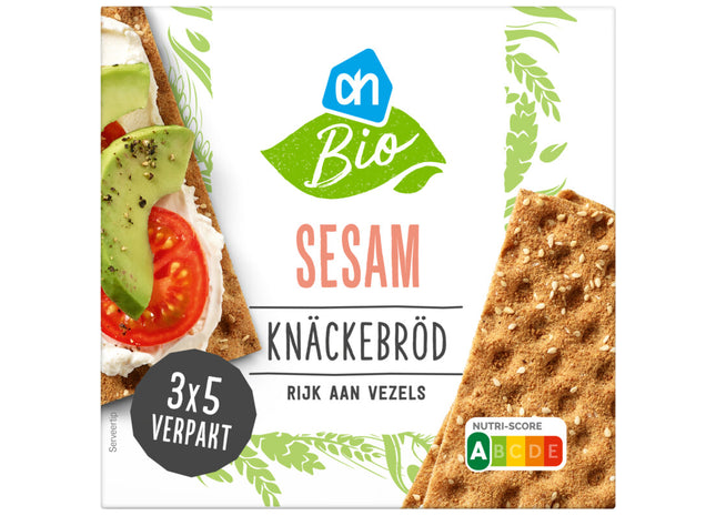 Biologisch Knäckebröd sesam