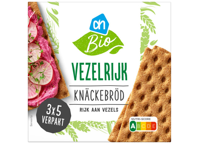 Biologisch Knäckebröd vezelrijk met tarwebloem
