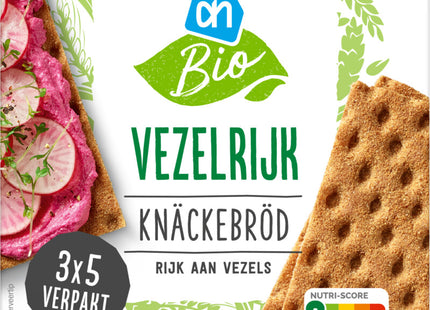 Biologisch Knäckebröd volkoren met tarwebloem