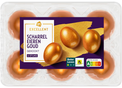 Excellent Gekleurde scharrel eieren gekookt