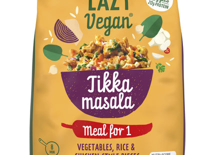 Lazy Vegan Tikka masala maaltijd