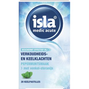 Isla Medic acute keelpastilles kruidensmaak