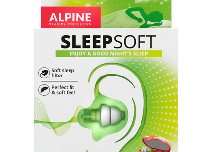 Alpine Sleepsoft earplugs for sleeping