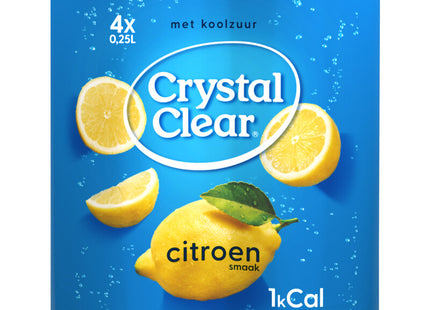 Crystal Clear Lemon blik 4-pack
