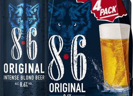 8.6 Original intense blond beer 4-pack