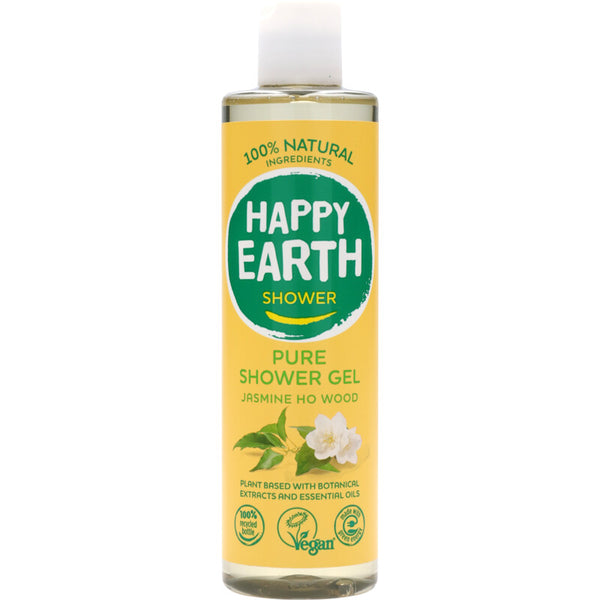 Happy Earth Pure shower gel jasmine ho wood