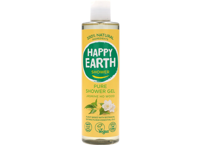 Happy Earth Pure shower gel jasmine ho wood