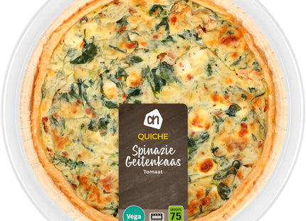 Quiche spinazie geitenkaas