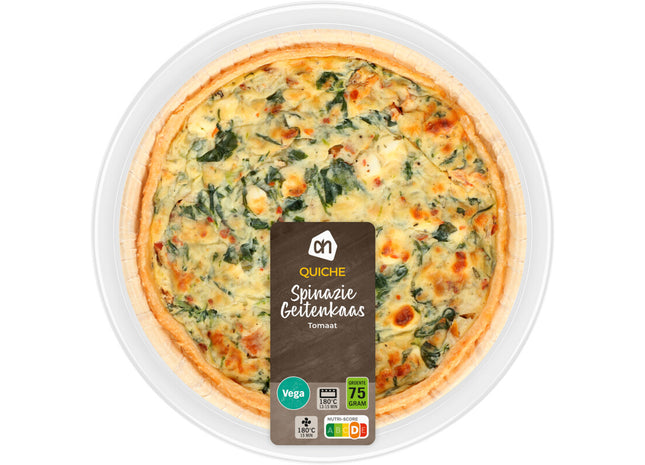 Quiche spinazie geitenkaas