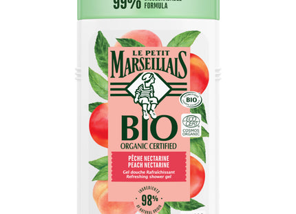 Le Petit Marseillais Bio peach nectarine shower gel