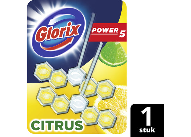 Glorix Power5 citrus duo pack wc-blok 2-pack
