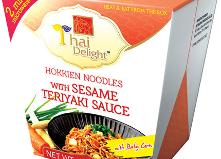 Thai Delight Hokkien noodles sesame teriyaki