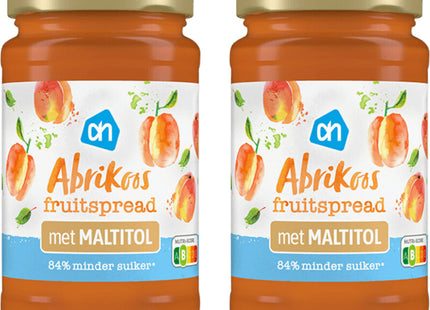 Abrikoos fruitspread met maltitol 2-pack