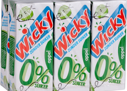 Wicky Apple 0% sugar 6-pack