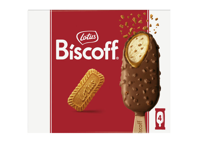Lotus Biscoff Speculoos roomijs melkchocolade