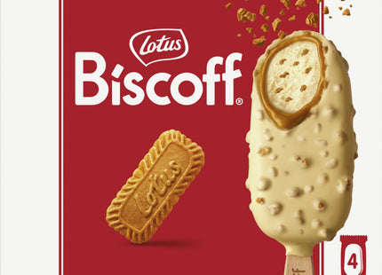 Lotus Biscoff Speculoos roomijs witte chocolade