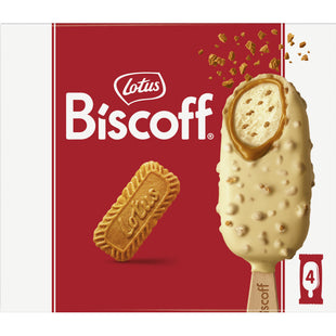 Lotus Biscoff Speculoos roomijs witte chocolade