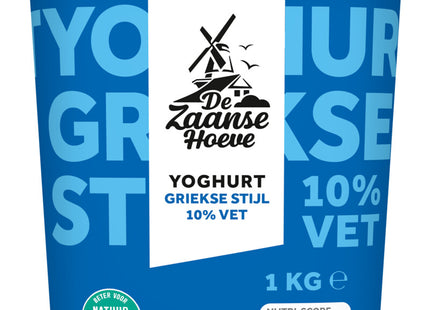 De Zaanse Hoeve Yoghurt Griekse stijl 10% vet