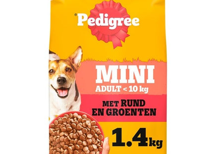 Pedigree Adult mini dog chunks beef