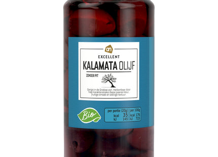 Organic Kalamata olives without pit