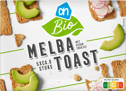 Biologisch Melba toast met sesamzaadjes