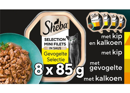 Sheba Mini filets gevogelte in saus