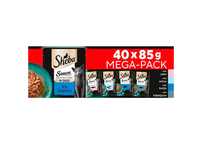 Sheba Sauce-Kollektion, Fischauswahl in Sauce