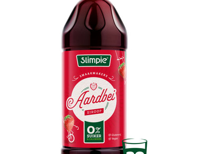 Slimpie Aardbei siroop 0% suiker